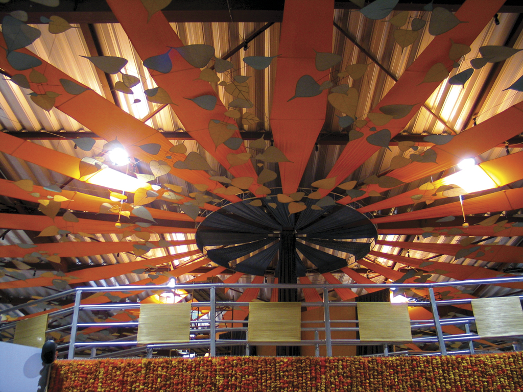 The India Pavilion at the World Exposition at Aichi, Japan 2005 | The Bodhi Tree and Dharma Chakra metaphors resonated with Japanese audiences